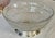 Contemporary Vintage Clear Cabbage Ware Salad Bowl With Silver Plated Plinth For Sale - Image 3 of 12