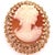 18 Karat Yellow Gold Filigree Design With Woman's Profile Cameo Pendant For Sale - Image 9 of 9