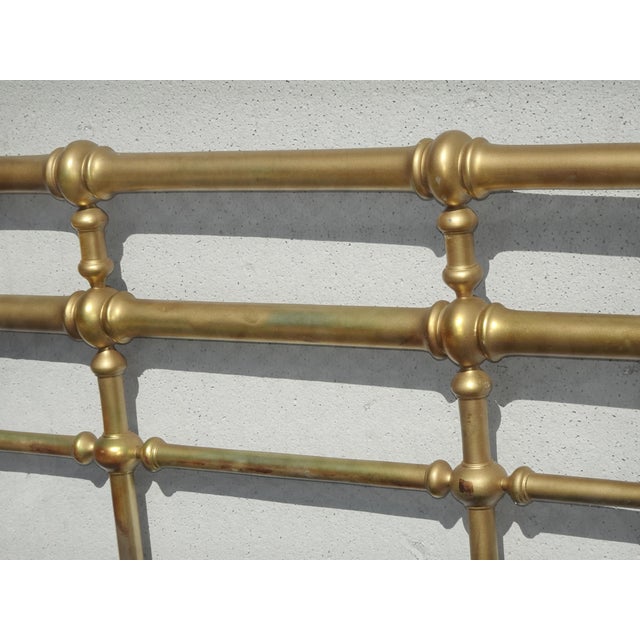 Vintage Drexel Hollywood Regency Gold Queen Headboard by Drexel For Sale - Image 9 of 14