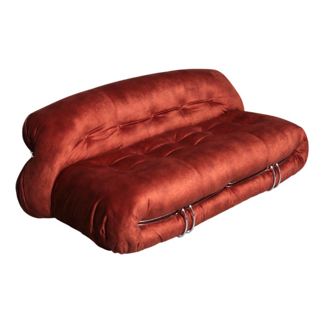 Soriana Sofa by Afra and Tobia Scarpa for Cassina, 1970s For Sale