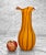 An Orange Stripe Blown Satin Art Glass Vase, c. Mid 20th Century. This Satin Glass Vase would look exceptional while...