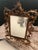 Antique Mirror Glass. Antique Ornate Brass Vanity Mirror With Scrolling Acanthus Leaf Frame. For Sale In Miami - Image 6 of 8