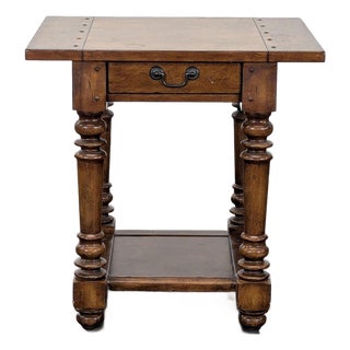 Pottery Barn One Drawer Side Table For Sale