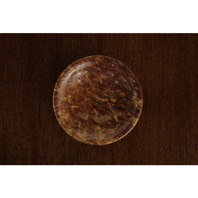 Vintage Italian Marble Cake/Fruit Stand For Sale - Image 4 of 4