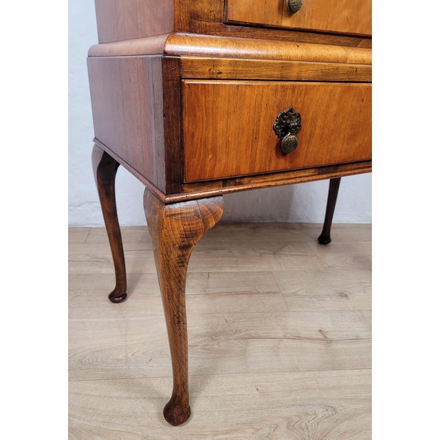 Vintage Walnut Writing Bureau from Denby & Spinks, 1940s For Sale - Image 16 of 18