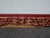 Vintage Oriental Asian Hanging Wall Decor ~ Decorative Red Carved Accent #1 For Sale - Image 10 of 15