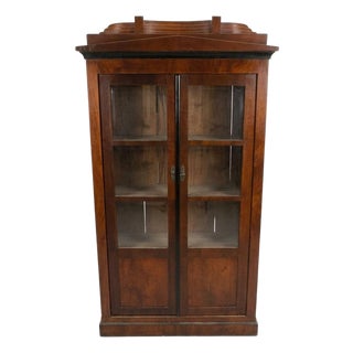 Early 19th Century Biedermeier Style Double-Door Bookcase / Vitrine For Sale