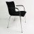 Black Minimalist German Chair by T. Wagner & D. Loff for Thonet For Sale - Image 8 of 8