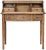 2020s Five Drawer Writing Desk in Oak For Sale - Image 5 of 5