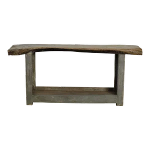 Early 20th Century Vintage French Wood Console Table