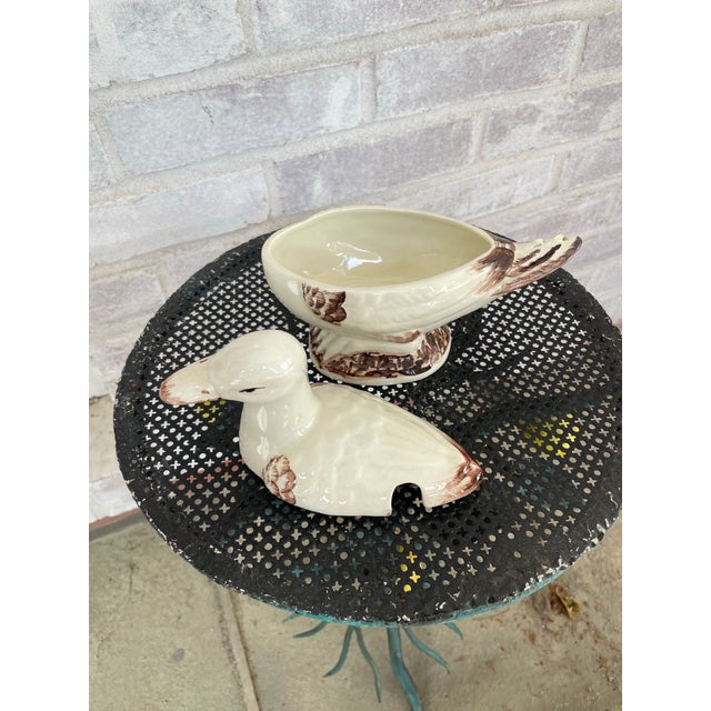 1960s Small Vintage Italian Duck Tureen For Sale - Image 5 of 8