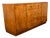 1960s Mid Century Modern Credenza Dresser Drexel 5 Drawer Brass Handles Passage MCM For Sale
