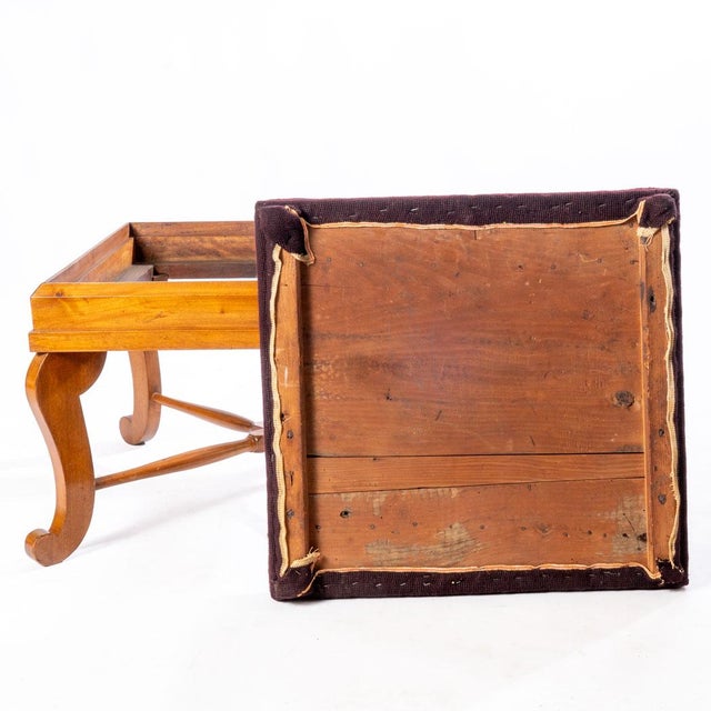 Antique Needlepoint Stool For Sale - Image 9 of 10