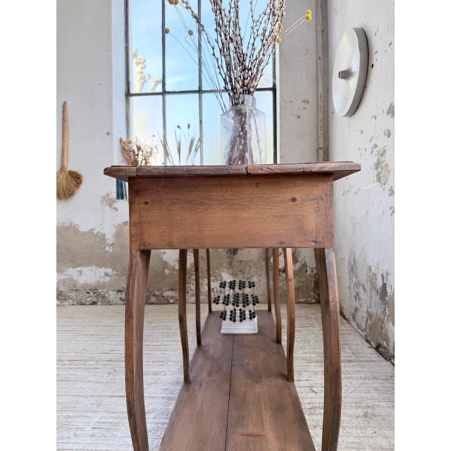 Pine Drapers Console Table, 1950s For Sale - Image 15 of 18