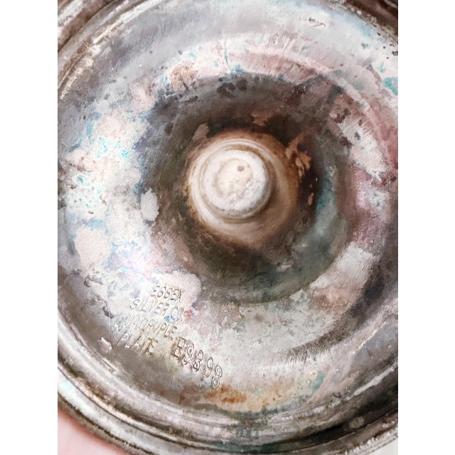 1924 Silver Plated Greenwich Village Foxtrot Trophy For Sale - Image 4 of 4