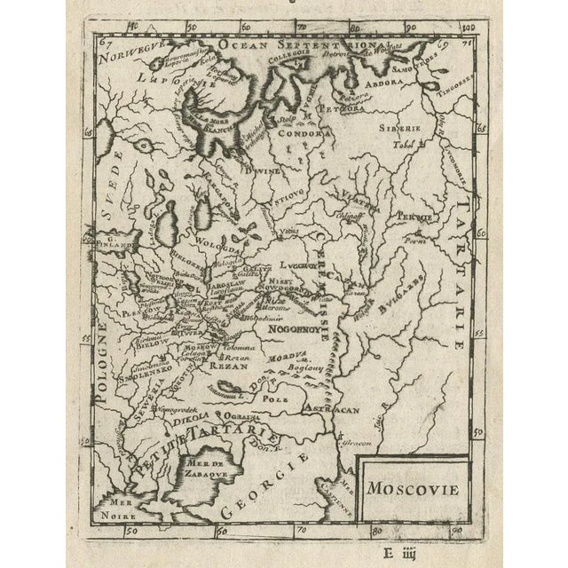Antique Map of Ukraine and Russia, 1683 For Sale - Image 3 of 5