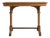 1900-1909 France Weathered Honey Oak Carved Oak Console Table For Sale