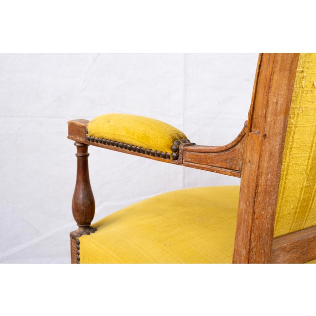 Set of 4 Antique French Armchairs For Sale - Image 11 of 11