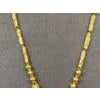 24 K Pure Gold Hand Made Yellow Gold Tube Chain Necklace, 9.7 Gm, 16 " + Pendant For Sale - Image 16 of 18