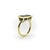 Blue 18k Gold Bezel Set Indicolite Tourmaline Ring, Size 7 For Sale - Image 8 of 12