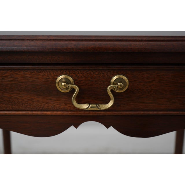 Wood Quality Mahogany 1 Drawer Nightstand or End Table For Sale - Image 7 of 12
