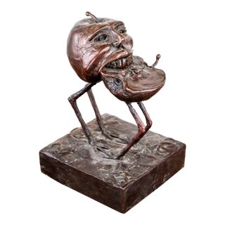 Corrie Van Der Wath “Eat or Be Eaten” Bronze Sculpture – Business Bronze Series, Signed Limited Edition, 2021 For Sale