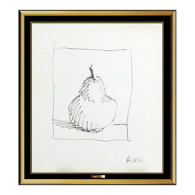 Mid 20th Century Portrait of a Pear, Robert Kulicke For Sale