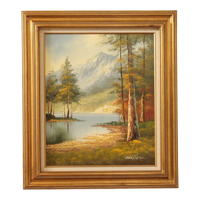 Phillip Cantrell Rocky Mountain Landscape Original Painting | Chairish