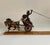 Vintage Bronze Roman Warrior in Chariot Pulled by Two Horses Sculpture For Sale - Image 11 of 11