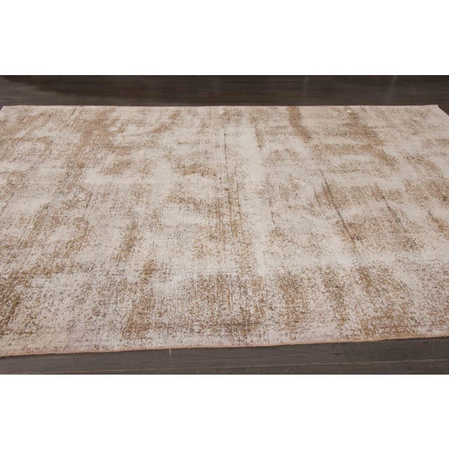 Vintage Tabriz Wool Rug For Sale - Image 4 of 6