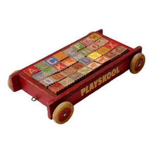 Vintage Playskool Toy Wagon