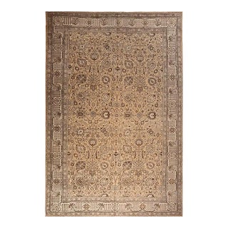 1950s Old Persian Tabriz Area Rug 11’7″ X 17’9″ For Sale