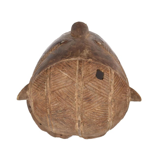 Early 20th Century Early 20th Century Tabwa Helmet Mask For Sale - Image 5 of 6