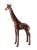 Antique Copper Finish Metal Giraffe Sculpture For Sale - Image 6 of 10