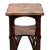 Wood 20th Century Art Nouveau 2-Tier Plant Pedestal in Walnut For Sale - Image 7 of 9