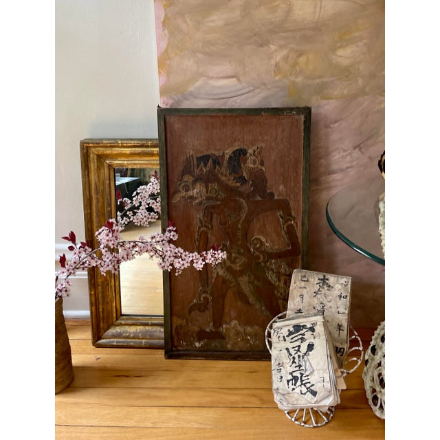 A stunning work of art, this 19th century art is from Java. It depicts a Keris board. Keris boards were created to protect...