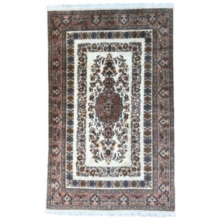Vintage Silk and Wool Pakistan Rug For Sale