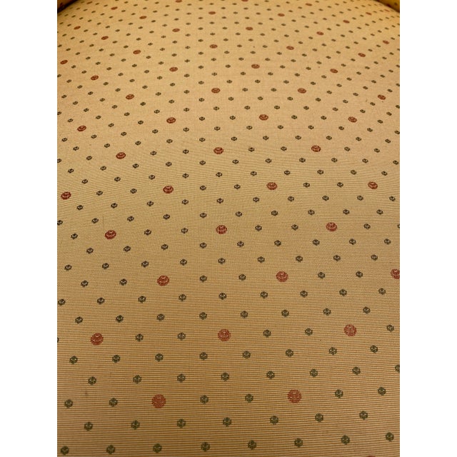 Pair of Large Napoleon III Armchairs in Gold and Red Fabric For Sale - Image 14 of 16