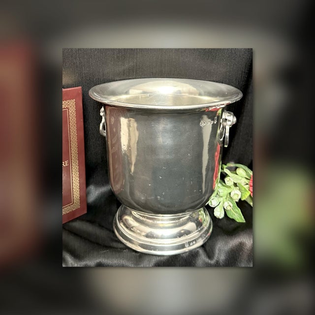 Vintage Pewter Champagne Bucket Valpeltro Artale of Italy Chairish