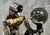 Metal Mid-Century Handcrafted Novelty Steampunk Robot Lamp For Sale - Image 7 of 10