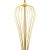 1970s German Floor Lamp in the Shape of a Whisk, Gold-Plated Brass, by Bankamp, 1970s For Sale - Image 5 of 8