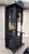 Victorian Grand 19th-Century Gothic Revival Matte Onyx Gilt Oak Hall Tree. Quantity 1 For Sale - Image 3 of 12
