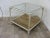 Mid-Century Modern Mid-Century Metal Faux Bamboo Patio End Table For Sale - Image 3 of 10