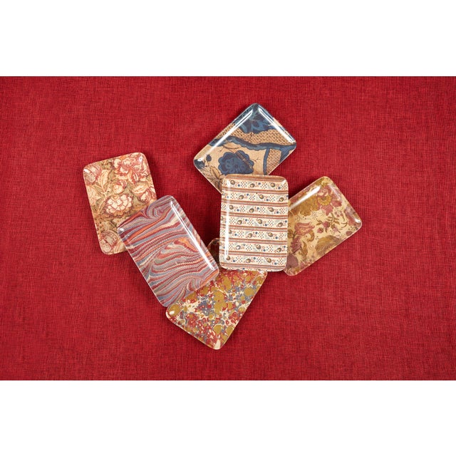 Antique Wallpaper Valet Trays, Set of 6 For Sale - Image 11 of 11