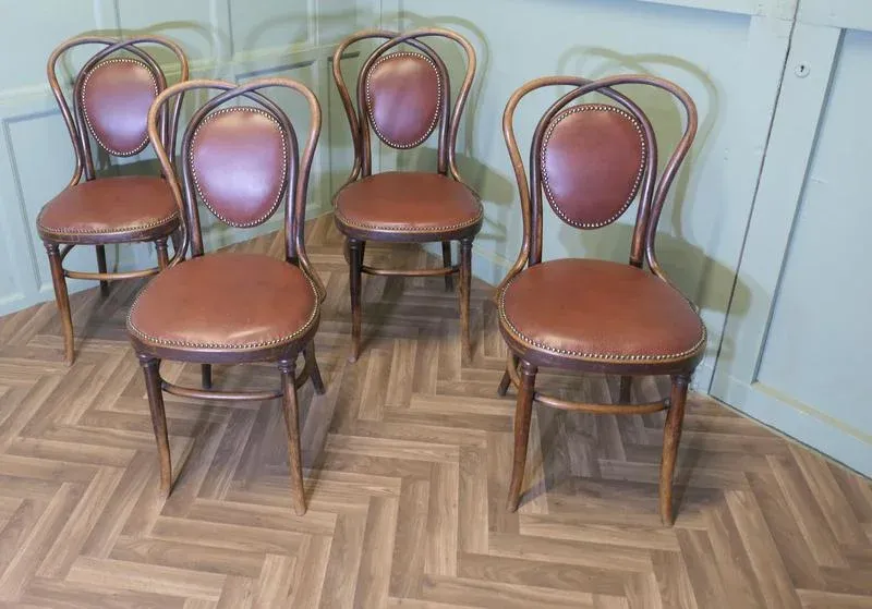 Bistro Bentwood Chairs, 1910, Set of 4 | Chairish