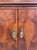 Vintage 1970s Credenza Dresser Wood With Diamond Brass Pulls For Sale - Image 4 of 9