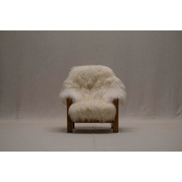 Yeti Easy Chair in Sheep Upholstery, 1960s For Sale - Image 14 of 18