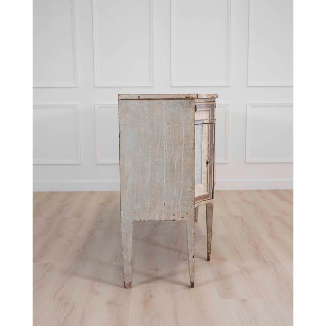 Wood Italian Mid-19th Century Neoclassical Lacquered Sideboard For Sale - Image 7 of 9