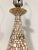 1960s Mid-Century Modern Geometric Mosaic Gilt Ceramic Table Lamp For Sale - Image 4 of 10