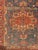 Late 19th Century Antique Persian Serapi Carpet, Handmade Rug Light Blue, Ivory, Rusty Red For Sale - Image 5 of 18